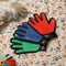 AdroitGoods Huisdierhaar Verwijderaar Handschoen - Voor Katten en Honden - Rood