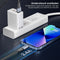 AdroitGoods iPhone oplader kabel 2 meter geschikt voor Apple iPhone - 2.4A Snellaadkabel - Lightning usb kabel