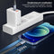 AdroitGoods iPhone Oplader Kabel - Usb-C Naar Lightning - 100cm - Grijs - Geschikt voor Apple iPhone - 2.4A Snellaadkabel