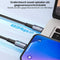 AdroitGoods iPhone Oplader Kabel - Usb-C Naar Lightning - 200cm - Grijs - Geschikt voor Apple iPhone - 2.4A Snellaadkabel