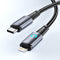 AdroitGoods iPhone Oplader Kabel - Usb-C Naar Lightning - 200cm - Zwart - Geschikt voor Apple iPhone - 2.4A Snellaadkabel