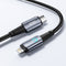 AdroitGoods iPhone Oplader Kabel - Usb-C Naar Lightning - 200cm - Grijs - Geschikt voor Apple iPhone - 2.4A Snellaadkabel