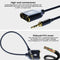 AdroitGoods Jack (3.5mm) Splitter - Jack (3.5mm) naar Jack (3.5mm) female - Zwart - 31cm