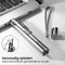 AdroitGoods Katten Laserpen - USB Oplaadbaar - Met draagkoord - Kattenspeeltjes - 7 Verschillende Standen - Laserlampje - RVS Zilver - Laser Pointer