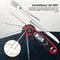 AdroitGoods Kookthermometer Digitaal - Vleesthermometer - Rood - Waterdicht- Bbq