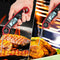AdroitGoods Kookthermometer Digitaal - Vleesthermometer - Rood - Waterdicht- Bbq