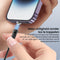 AdroitGoods Magnetische oplaadkabel - 3 in 1 - USB-C, Lightning, Micro USB - 2 Meter - Zwart