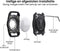 AdroitGoods Militaire Waterbestendige Hoes Geschikt Voor Apple AirTag - Airtag Sleutelhanger - Houder - Hanger - Case - Zwart