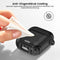 AdroitGoods Military Armor Case Geschikt Voor Apple AirPods 1+2 - Cover - Hoesje - Bescherming - Zwart