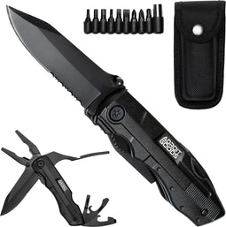 AdroitGoods Multitool Survival Zakmes - Nova X49 - 14 In 1 - Survival mes - Jachtmes - Camping - Kamperen