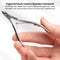 AdroitGoods Nagelriem Knipper - Silver - Cuticle Remover - Nageltang - RVS