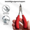 AdroitGoods Nageltang voor harde teennagels - Rood - Nagelknipper - Voor Ingegroeide Teennagel - kalknagels - Nagelschaar