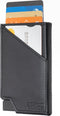 AdroitGoods Pasjeshouder 7 Pasjes Portemonnee - Creditcardhouder Met RFID Technologie - Leder - Zwart