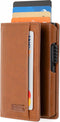 AdroitGoods Pasjeshouder 7 Pasjes Portemonnee - Creditcardhouder Met RFID Technologie - Leder/Bruin