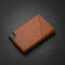 AdroitGoods Pasjeshouder 7 Pasjes Portemonnee - Creditcardhouder Met RFID Technologie - Leder - Bruin