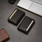 AdroitGoods Pasjeshouder 7 Pasjes Portemonnee - Creditcardhouder Met RFID Technologie - Leder/Zwart