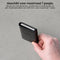 AdroitGoods Pasjeshouder 7 Pasjes Portemonnee - Creditcardhouder Met RFID Technologie - Leder/Zwart