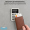 AdroitGoods Pasjeshouder 7 Pasjes Portemonnee - Creditcardhouder Met RFID Technologie - Leder/Bruin