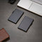 AdroitGoods Pasjeshouder 7 Pasjes Portemonnee - Creditcardhouder Met RFID Technologie - Aluminium/Zwart
