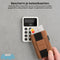 AdroitGoods Pasjeshouder 7 Pasjes Portemonnee - Creditcardhouder Met RFID Technologie - Suède-Leder - Bruin