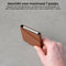 AdroitGoods Pasjeshouder 7 Pasjes Portemonnee - Creditcardhouder Met RFID Technologie - Leder - Bruin