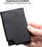 AdroitGoods Pasjeshouder 7 Pasjes Portemonnee - Creditcardhouder Met RFID Technologie - Leder - Zwart