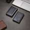 AdroitGoods Pasjeshouder 7 Pasjes Portemonnee - Creditcardhouder Met RFID Technologie - Leder/Blauw