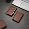 AdroitGoods Pasjeshouder 7 Pasjes Portemonnee - Creditcardhouder Met RFID Technologie - Leder/Bruin