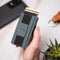 AdroitGoods Pasjeshouder 7 Pasjes Portemonnee - Creditcardhouder Met RFID Technologie - Suède-Leder - Blauw