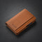 AdroitGoods Pasjeshouder 7 Pasjes Portemonnee - Creditcardhouder Met RFID Technologie - Leder/Bruin