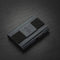AdroitGoods Pasjeshouder 7 Pasjes Portemonnee - Creditcardhouder Met RFID Technologie - Suède-Leder - Blauw