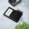 AdroitGoods Pasjeshouder 7 Pasjes Portemonnee - Creditcardhouder Met RFID Technologie - Leder/Carbonfiber