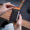 AdroitGoods Pasjeshouder 7 Pasjes Portemonnee - Creditcardhouder Met RFID Technologie - Leder/Zwart