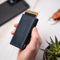 AdroitGoods Pasjeshouder 7 Pasjes Portemonnee - Creditcardhouder Met RFID Technologie - Leder/Blauw