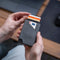 AdroitGoods Pasjeshouder 7 Pasjes Portemonnee - Creditcardhouder Met RFID Technologie - Leder - Grijs