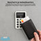 AdroitGoods Pasjeshouder 7 Pasjes Portemonnee - Creditcardhouder Met RFID Technologie - Leder/Carbonfiber
