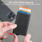 AdroitGoods Pasjeshouder 7 Pasjes Portemonnee - Creditcardhouder Met RFID Technologie - Aluminium/Carbon - Zwart