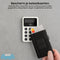 AdroitGoods Pasjeshouder 7 Pasjes Portemonnee - Creditcardhouder Met RFID Technologie - Suède-Leder - Zwart