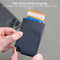 AdroitGoods Pasjeshouder 7 Pasjes Portemonnee - Creditcardhouder Met RFID Technologie - Leder - Blauw