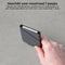 AdroitGoods Pasjeshouder 7 Pasjes Portemonnee - Creditcardhouder Met RFID Technologie - Leder - Grijs