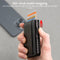 AdroitGoods Pasjeshouder 7 Pasjes Portemonnee - Creditcardhouder Met RFID Technologie - Leder/Carbonfiber
