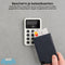 AdroitGoods Pasjeshouder 7 Pasjes Portemonnee - Creditcardhouder Met RFID Technologie - Leder - Blauw