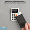 AdroitGoods Pasjeshouder 7 Pasjes Portemonnee - Creditcardhouder Met RFID Technologie - Aluminium/Carbon - Zwart