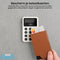 AdroitGoods Pasjeshouder 7 Pasjes Portemonnee - Creditcardhouder Met RFID Technologie - Leder - Bruin