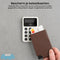 AdroitGoods Pasjeshouder 7 Pasjes Portemonnee - Creditcardhouder Met RFID Technologie - Leder - Donkerbruin