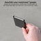 AdroitGoods Pasjeshouder 7 Pasjes Portemonnee - Creditcardhouder Met RFID Technologie - Aluminium/Zwart
