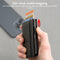 AdroitGoods Pasjeshouder 7 Pasjes Portemonnee - Creditcardhouder Met RFID Technologie - Leder/Zwart