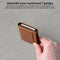 AdroitGoods Pasjeshouder 7 Pasjes Portemonnee - Creditcardhouder Met RFID Technologie - Leder/Bruin