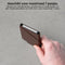 AdroitGoods Pasjeshouder 7 Pasjes Portemonnee - Creditcardhouder Met RFID Technologie - Leder - Donkerbruin
