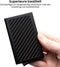 AdroitGoods Pasjeshouder 7 Pasjes Portemonnee - Creditcardhouder Met RFID Technologie - Aluminium/Carbon - Zwart